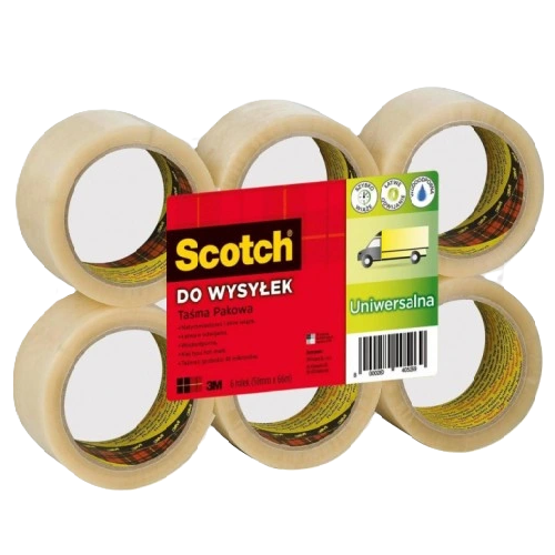 Taśma pakowa 3M Scotch 371 kauczukowa HOT-MELT przeźroczysta2.png